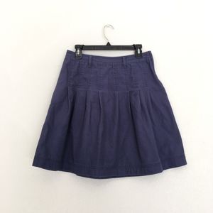 Old Navy Dark Blue Pleated Summer Skirt